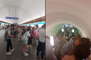 Коллапс на линии метро Санкт-Петербурга