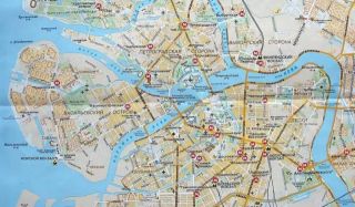Карта Санкт-Петербурга: устройство города, инфраструктура