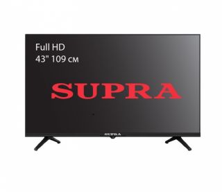 Supra. LED телевизор Supra 43" FULL HD с цифровым тюнером DVB-T2