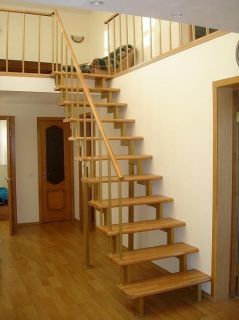 Лестница на двойном косоуре. Лестница LP 04 прямое исполнение. Купить лестницу для частного дома