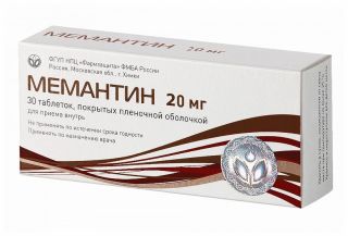 Мемантин (Memantine), таблетки: инструкция по применению и отзывы