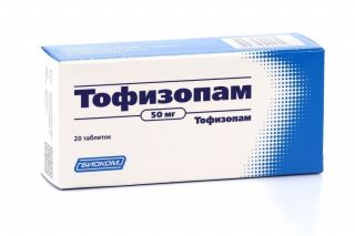 Тофизопам (Tofisopam), таблетки: инструкция по применению и отзывы