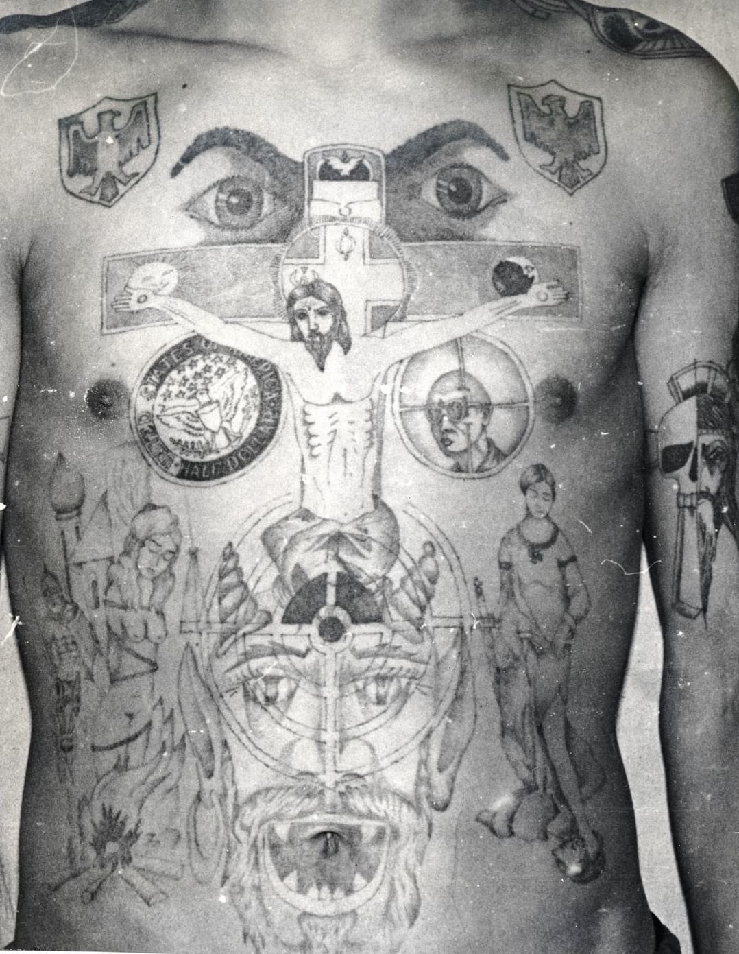 Тюремные Татуировки на теле