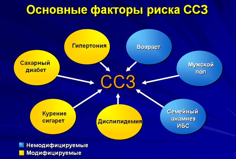 Факторы риска ссз картинка