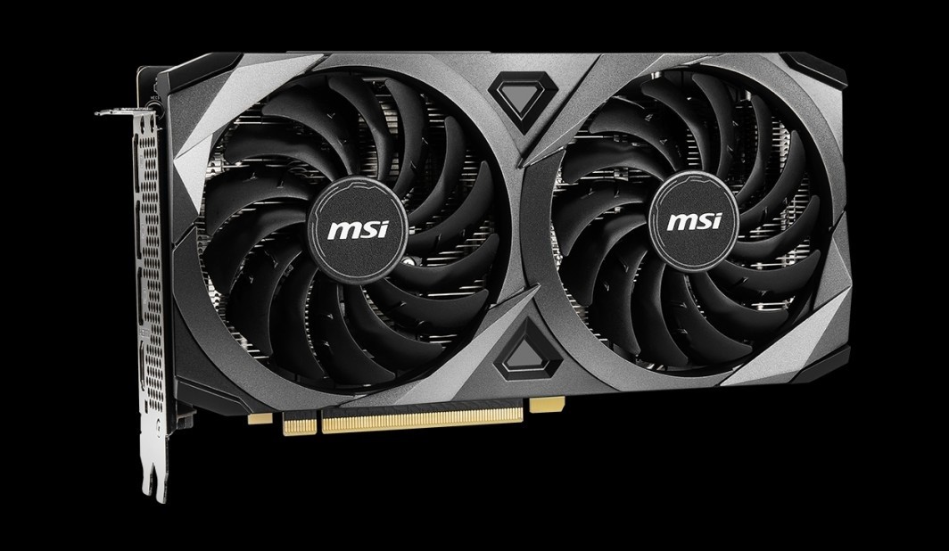 Видеокарта MSI PCIE16 RTX 3060TI VENTUS 2X OC LHR 8GB